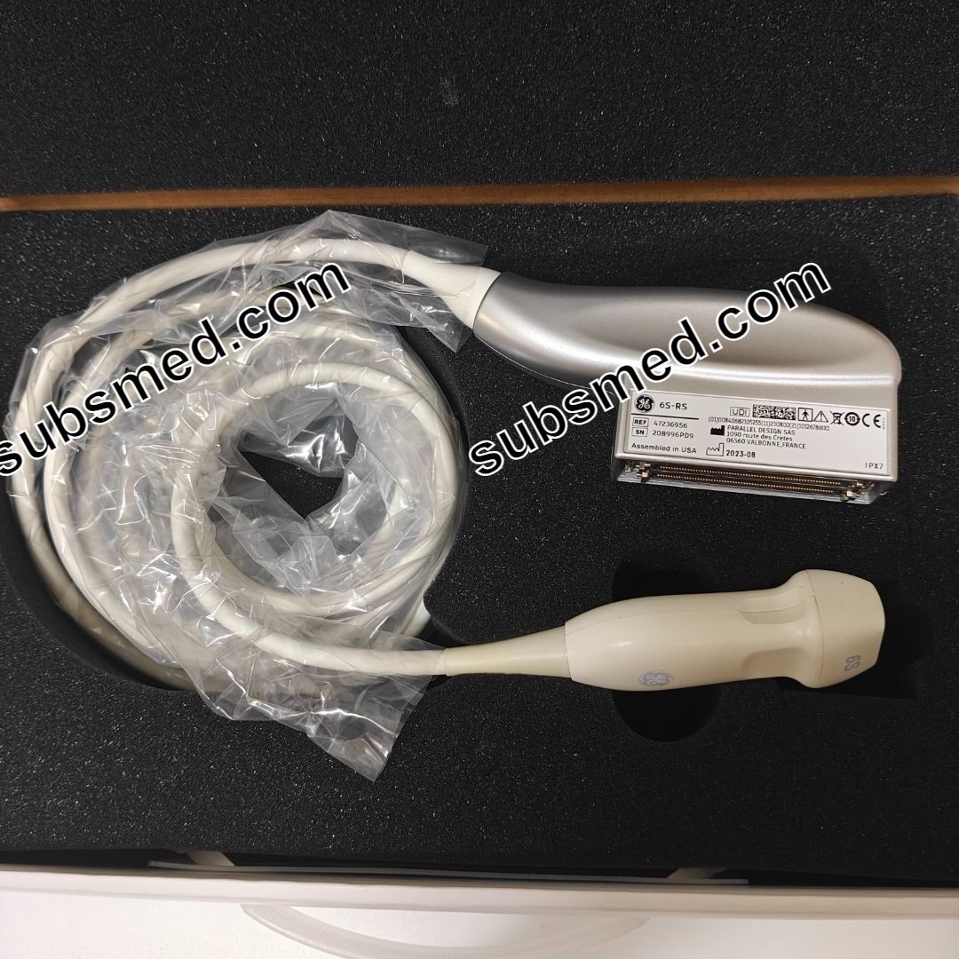 GE 6S-RS Phased Array Ultrasound Transducer Probe for GE Vivid i, Q, IQ, T8, T9, I BT12, and S5 S6