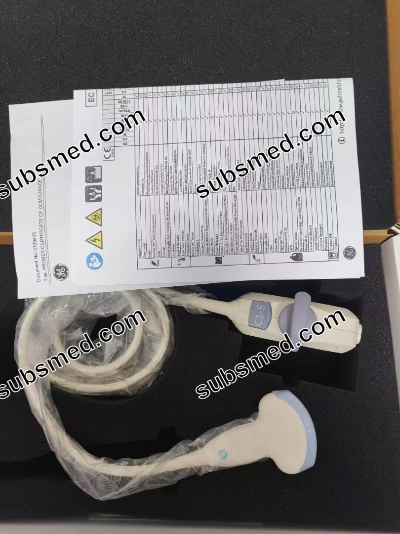 GE C-5-D Convex Array Ultrasound Transducer Probe for GE Logiq E9 Vivid E9; GE Voluson E6; GE Voluson E8; GE Voluson E8 Expert