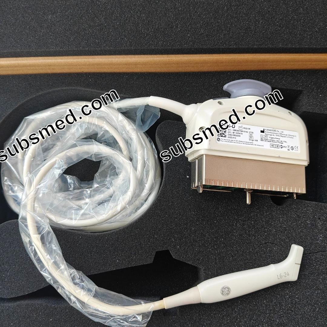 Original used GE L6-24-D Linear Array Ultrasound Transducer Probe for GE Logiq E10